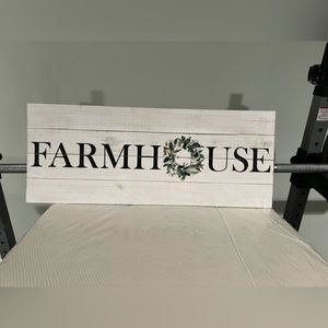 Farmhouse sign